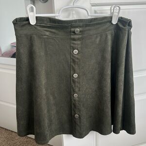Suede Skirt